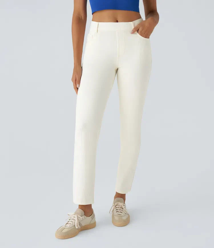 Lotte | Elastische und bequeme Hose mit hoher Taille