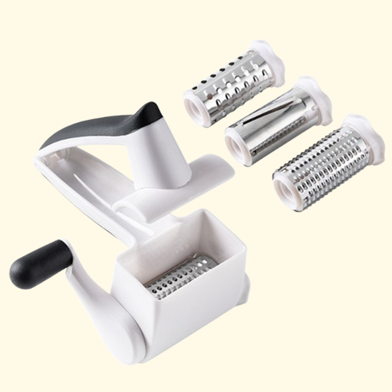 Rotierende Käsereibe/Rotating cheese grater