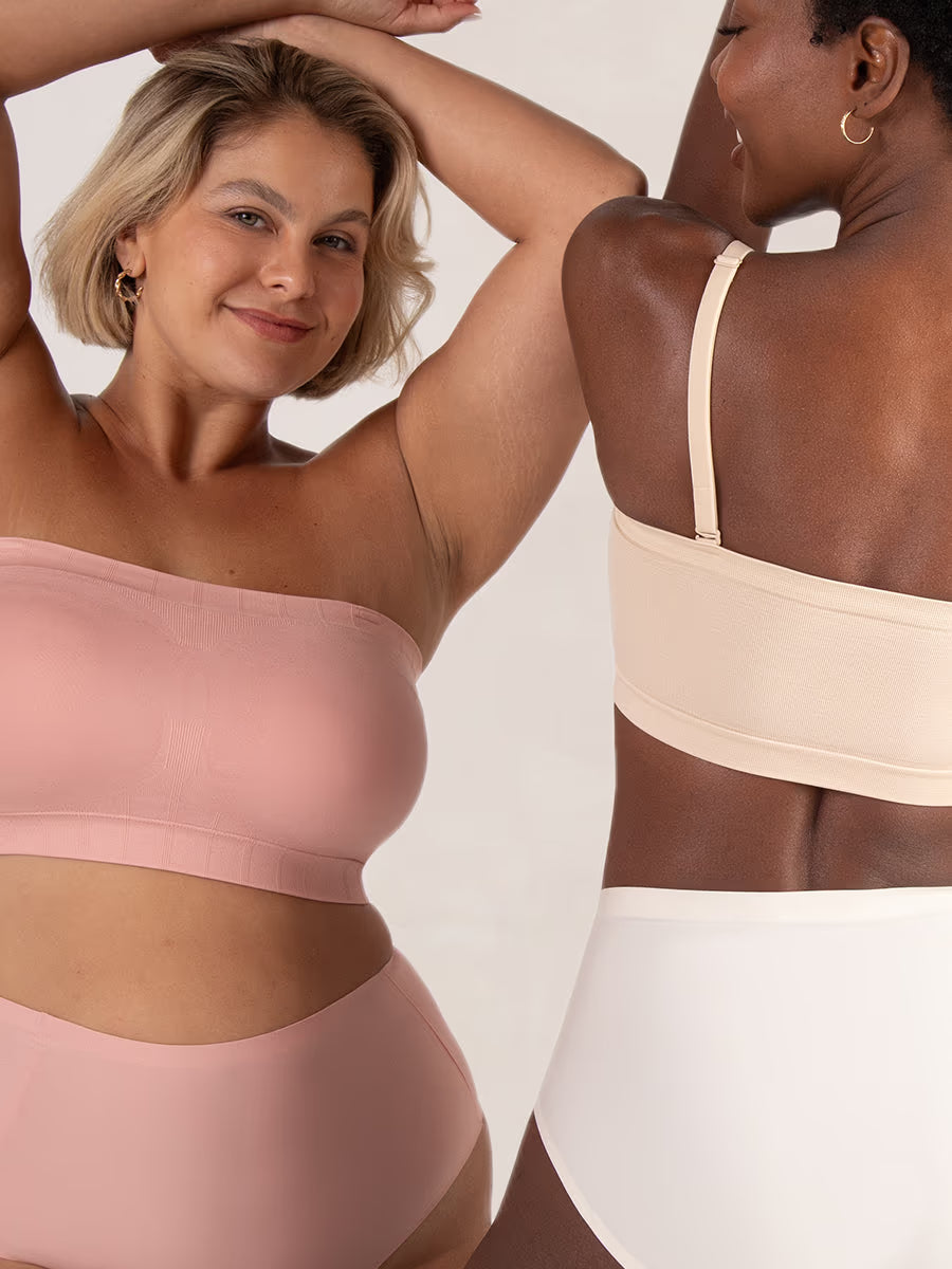Wandelbarer Trägerloser Bandeau-BH