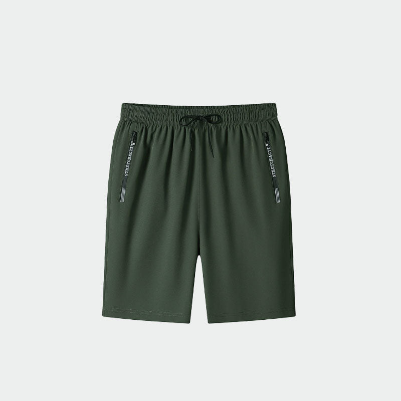 Schnelltrocknende Stretch-Shorts aus Eisseide
