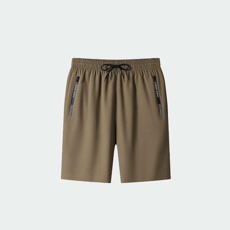 Schnelltrocknende Stretch-Shorts aus Eisseide
