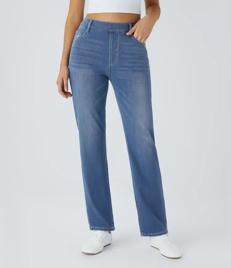 Lotte | Elastische und bequeme Hose mit hoher Taille