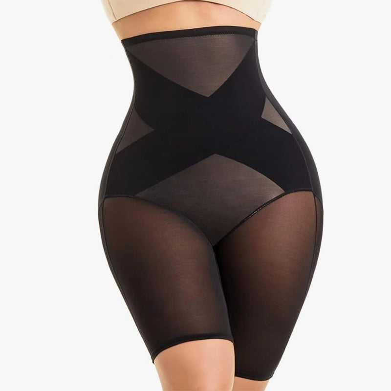 Bauchfreie Hüftstraffungshose mit hoher Taille