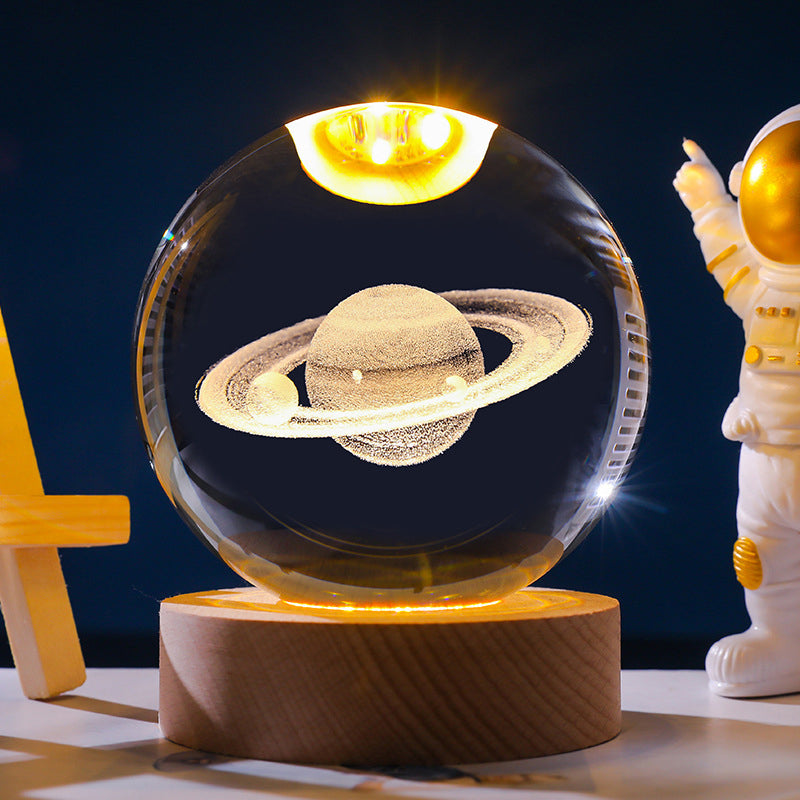 Sternenhimmel 3D-Mikrolandschaftskristallkugel