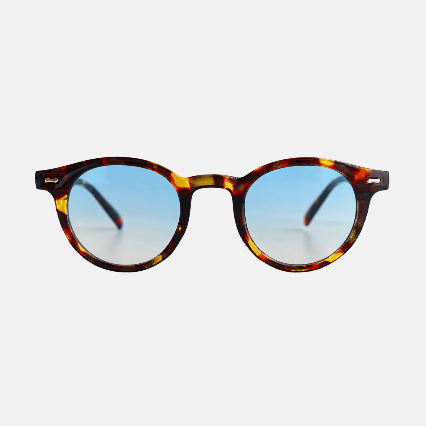 ✨Retro-Rundrahmen-Sonnenbrille mit Nieten✨