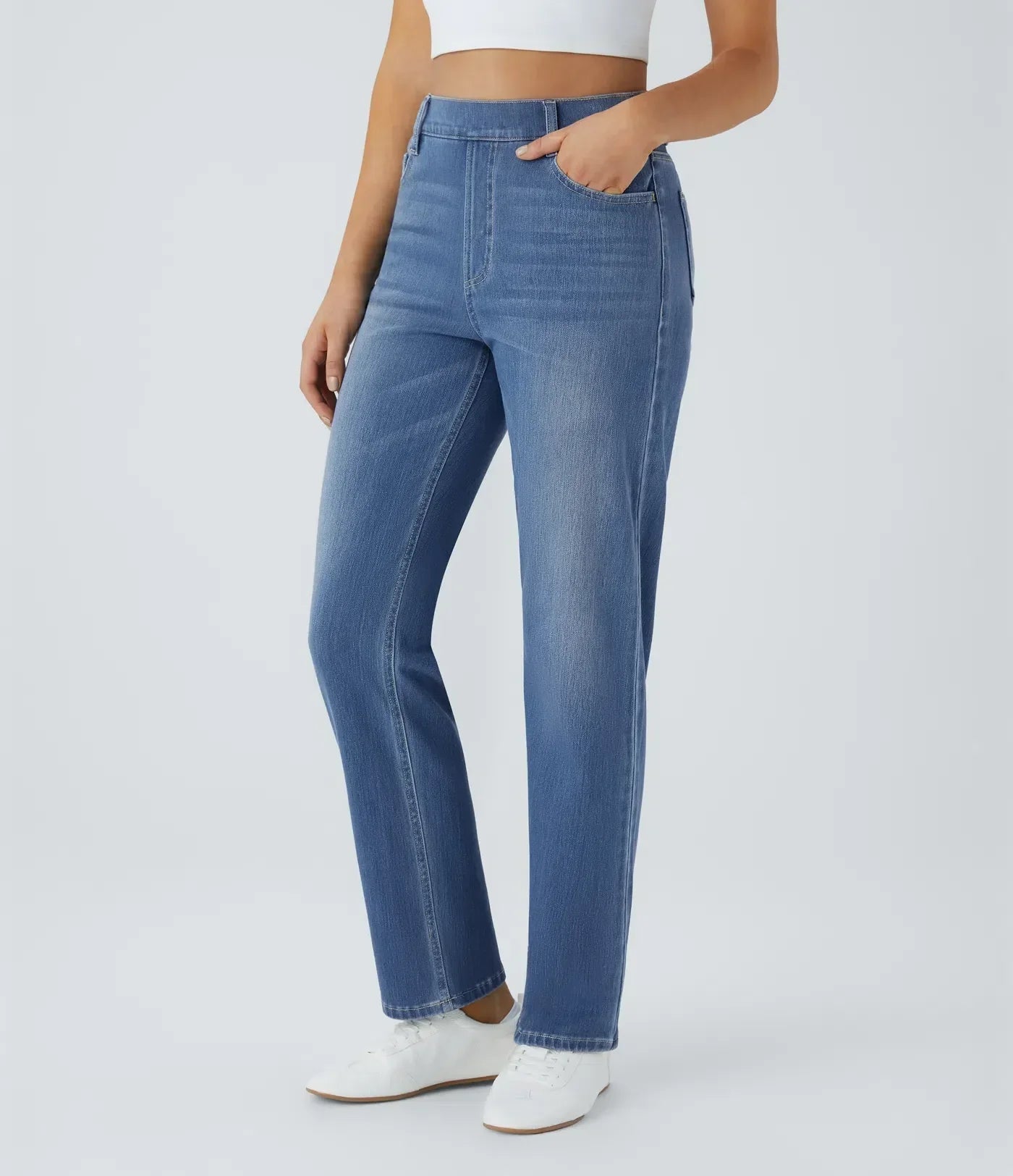 Lotte | Elastische und bequeme Hose mit hoher Taille