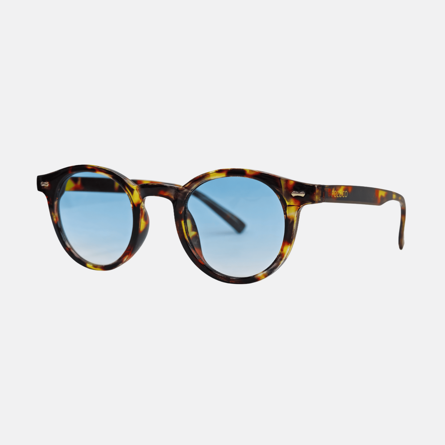 ✨Retro-Rundrahmen-Sonnenbrille mit Nieten✨
