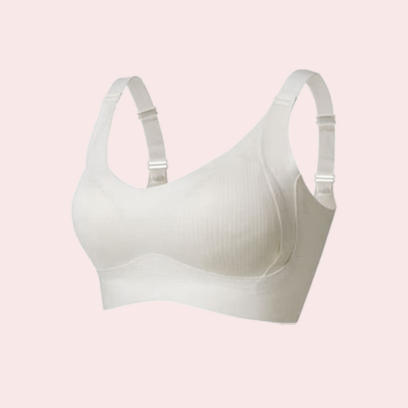 🎁Gerippter Push-up-BH für Damen mit verstellbaren Bügeln