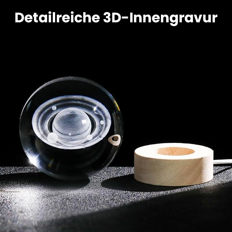 Sternenhimmel 3D-Mikrolandschaftskristallkugel