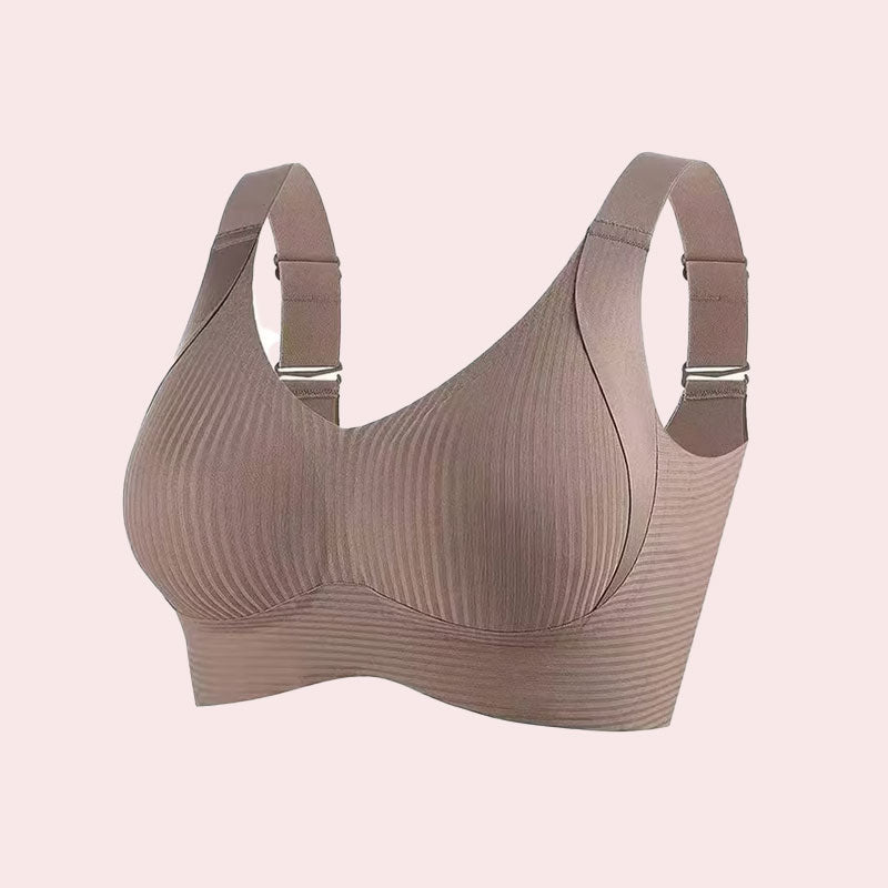 🎁Gerippter Push-up-BH für Damen mit verstellbaren Bügeln