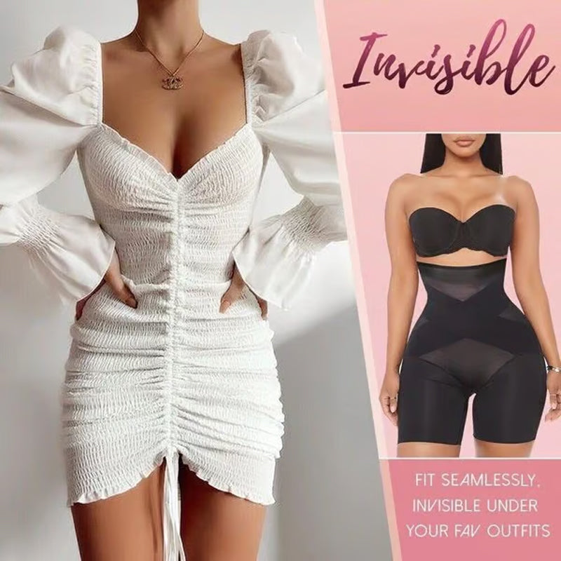 Bauchfreie Hüftstraffungshose mit hoher Taille