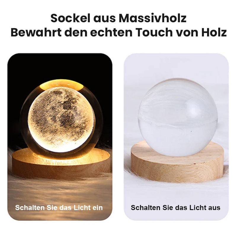 Sternenhimmel 3D-Mikrolandschaftskristallkugel