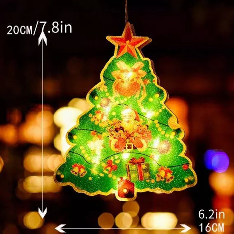 🎄Weihnachtliche Lichterketten im Fenster