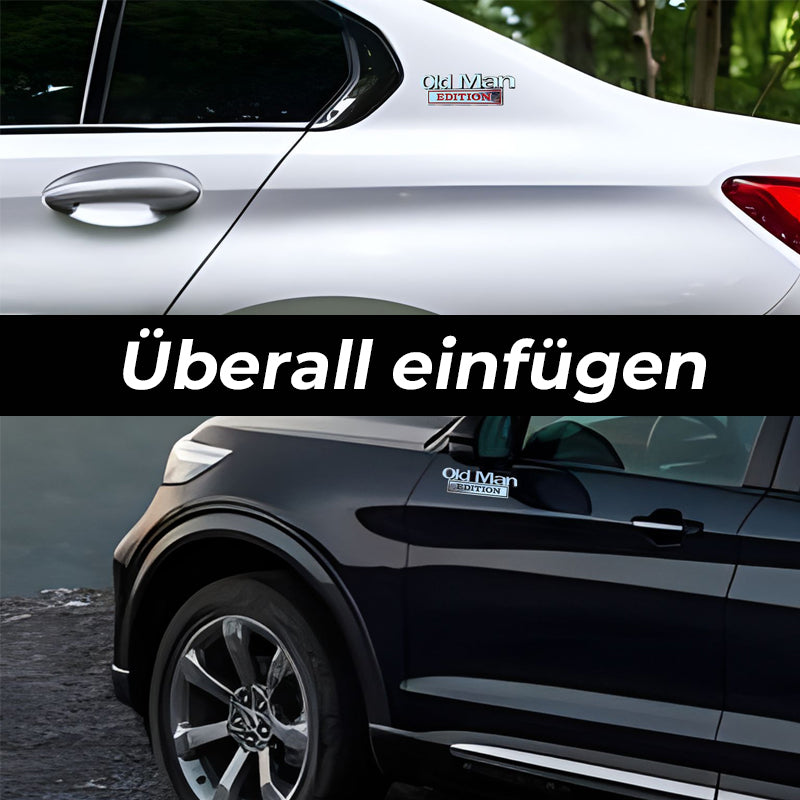 🚗 Old-Man-Version des Autoemblems