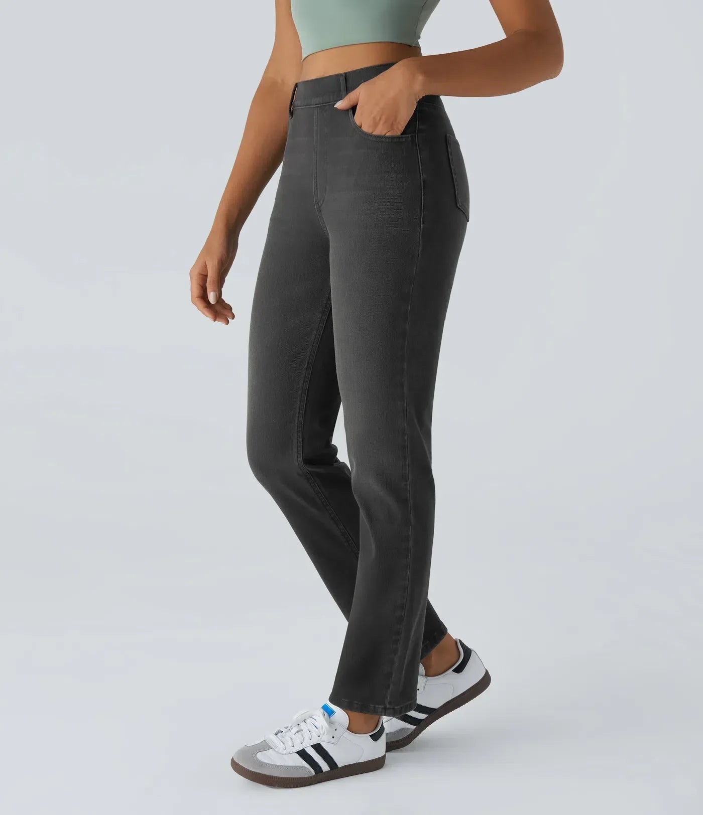 Lotte | Elastische und bequeme Hose mit hoher Taille