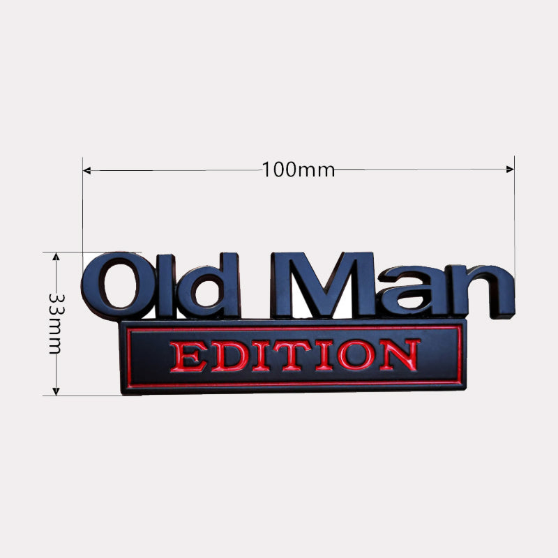🚗 Old-Man-Version des Autoemblems