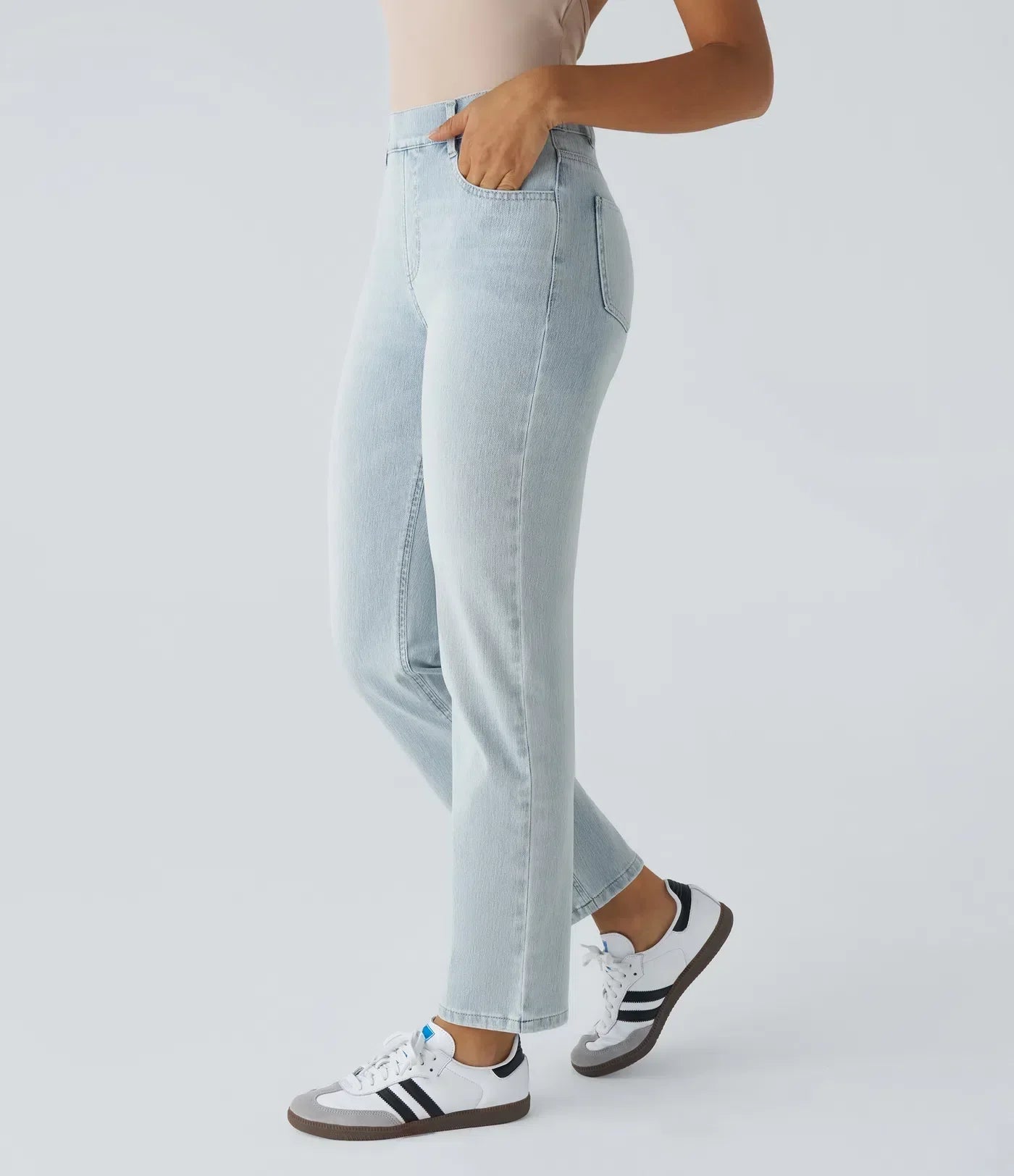 Lotte | Elastische und bequeme Hose mit hoher Taille