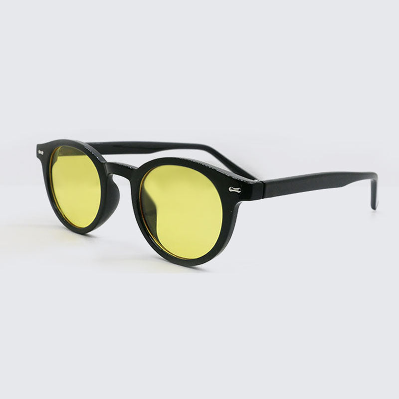 ✨Retro-Rundrahmen-Sonnenbrille mit Nieten✨