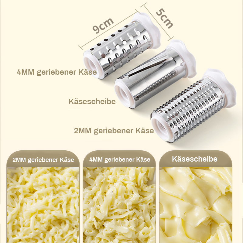 Rotierende Käsereibe/Rotating cheese grater