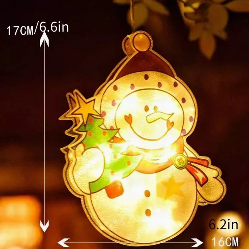 🎄Weihnachtliche Lichterketten im Fenster