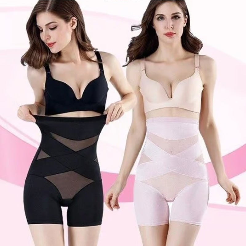 Bauchfreie Hüftstraffungshose mit hoher Taille