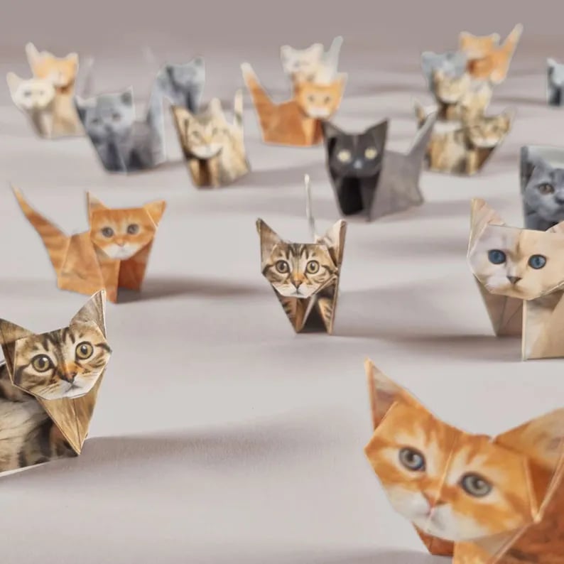 DIY Papierkatzen