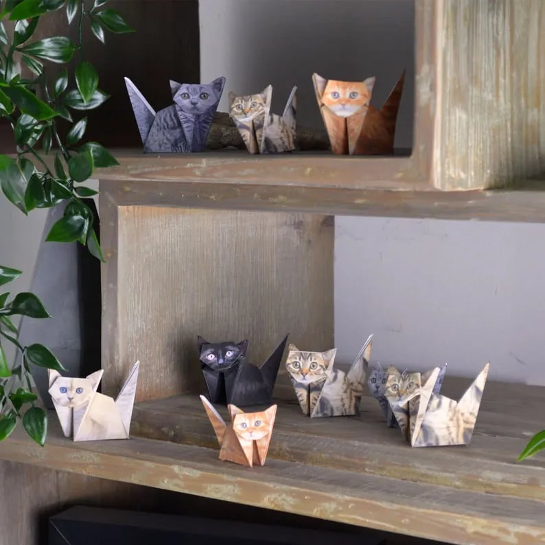 DIY Papierkatzen