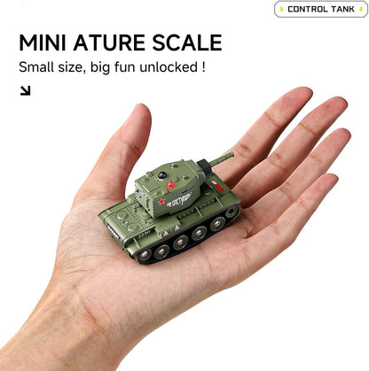 Mini-RC-Panzer mit 330° drehbarem Turm sowie Sound und Beleuchtung