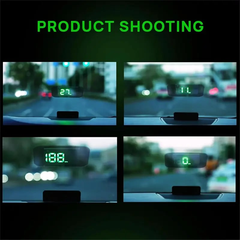 🔥🔥Head Up Display Bil GPS Digital hastighetsmätar