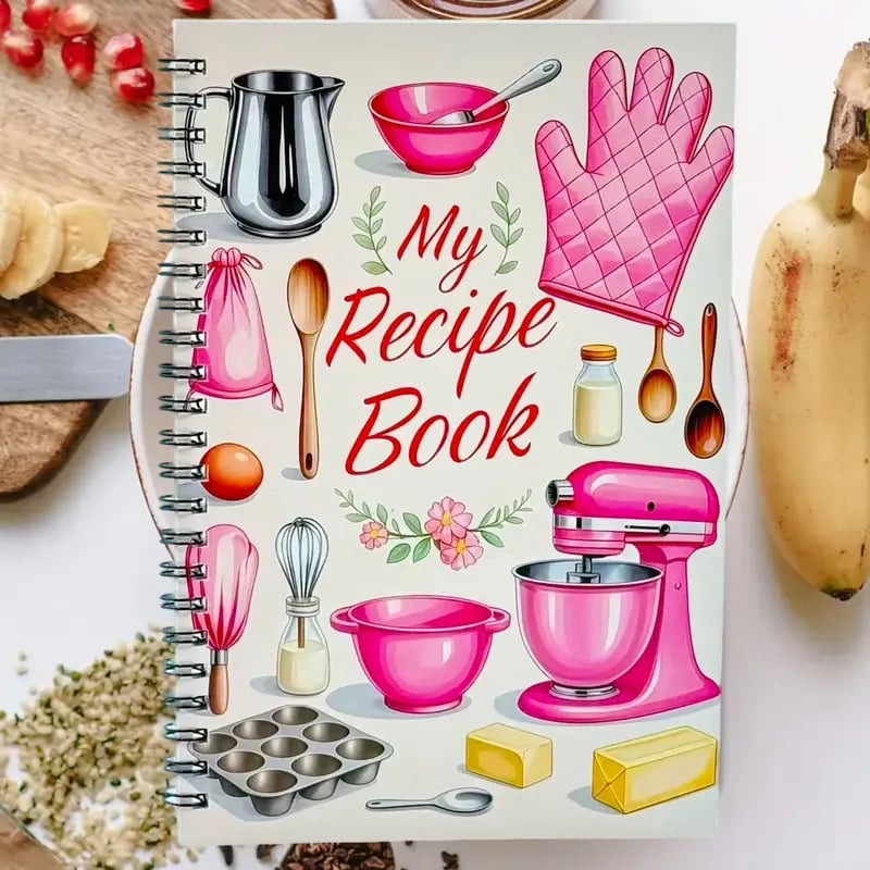 🔥Durable Spiral Recipe Notebook✨