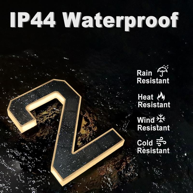 🎁✨LumoHaus™-Beleuchtete Hausnummern für den Außenbereich