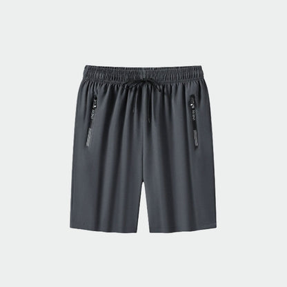 Schnelltrocknende Stretch-Shorts aus Eisseide