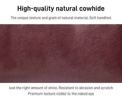 Skrynklig design, mjuk läderväska 👜✨