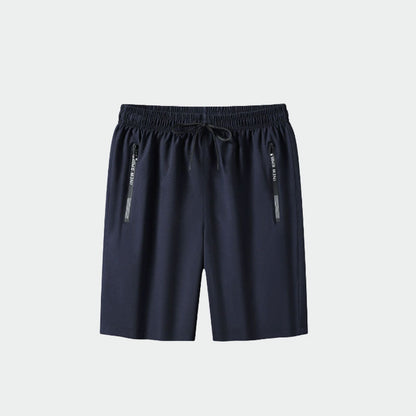 Schnelltrocknende Stretch-Shorts aus Eisseide