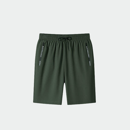 Schnelltrocknende Stretch-Shorts aus Eisseide