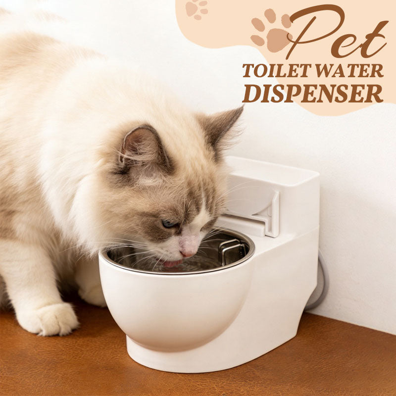 🚽🐾 Vattendispenser för husdjurstoalett
