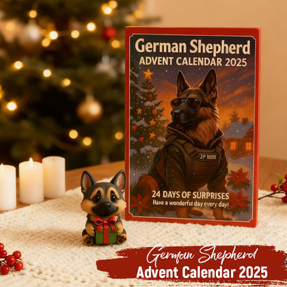🎄🐾 Deutscher Schäferhund Adventskalender 2025 🎁