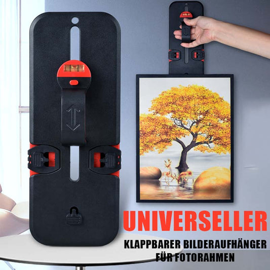 Universeller klappbarer Bilderaufhänger für Fotorahmen/Universal folding picture hanger for photo frames
