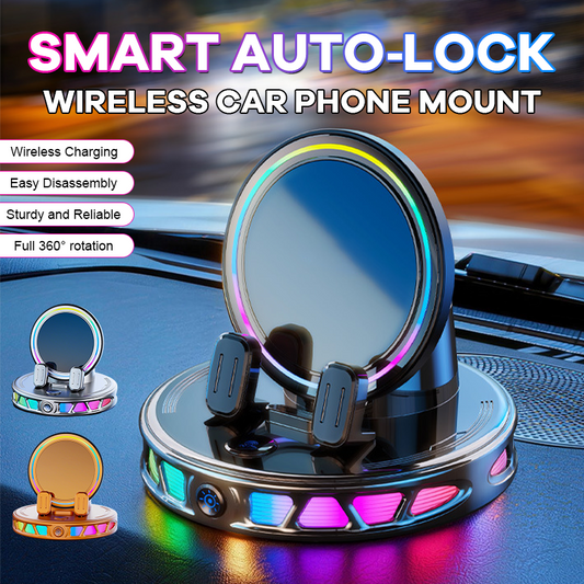 🚗 Smart trådlös bilhållare med automatisk låsnin