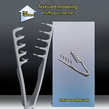 Texturerad stylingkam