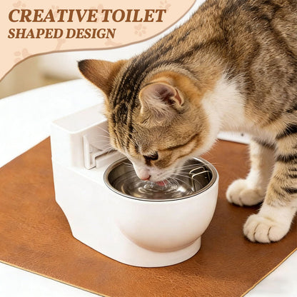 🚽🐾 Vattendispenser för husdjurstoalett