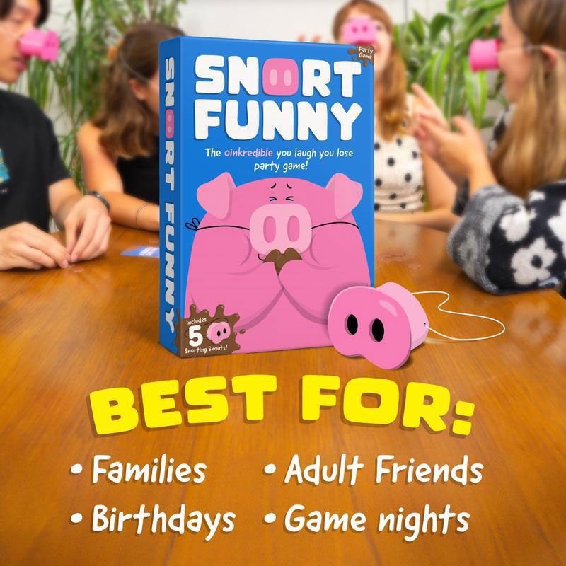 Snort Funny: Partyspelet "Skratta och du förlorar" 🐷😂