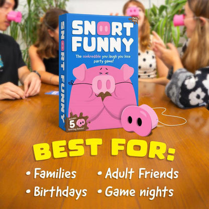 Snort Funny: Partyspelet "Skratta och du förlorar" 🐷😂