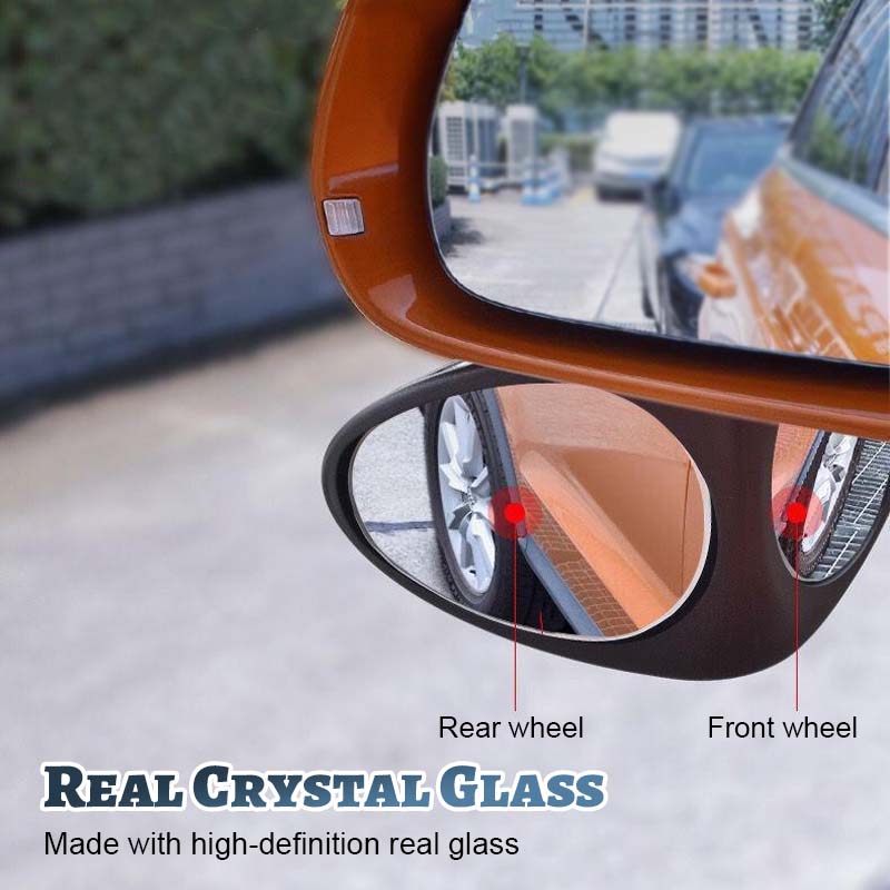 Dubbelvy-spegel för döda vinkeln i bile