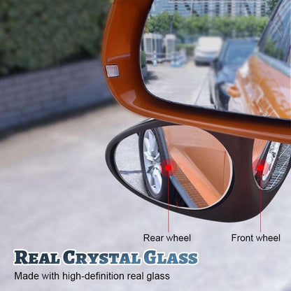 Dubbelvy-spegel för döda vinkeln i bile