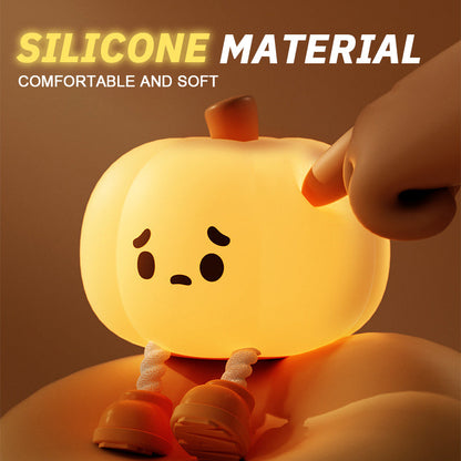 Niedliche Kürbis-Nachtlampe