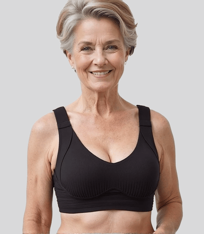 🎁Gerippter Push-up-BH mit verstellbaren Bügeln für Frauen