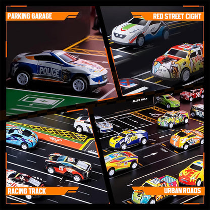 (Gratis frakt)Gavesett med mini pullback-container til bil 🚗🎁