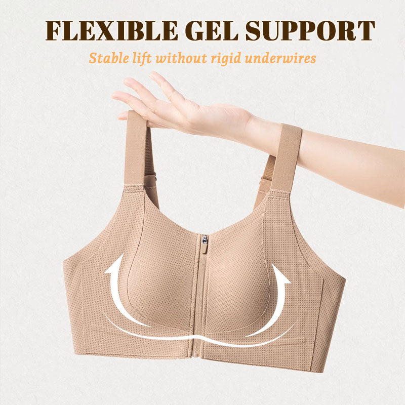 ✨ Lätt komfort-BH med dragkedja fram