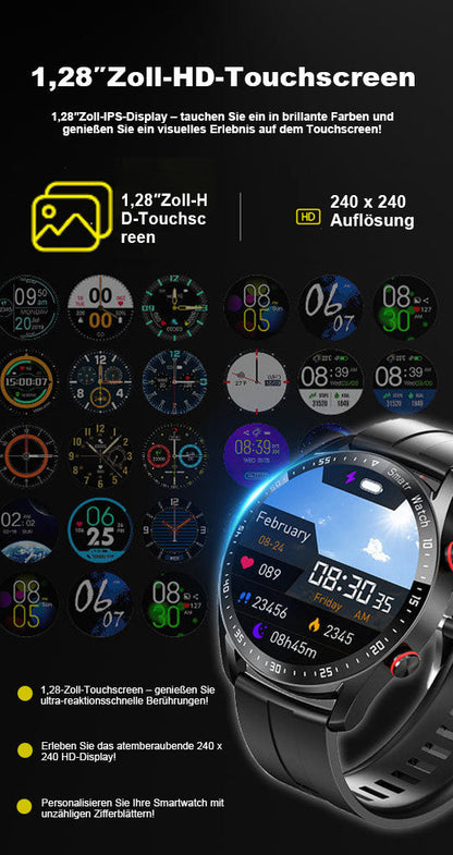 1.28-Zoll-Bildschirm Sport Smartwatch
